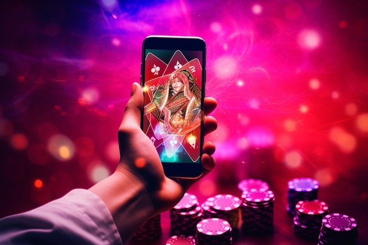 মোবাইলে 789 রামি গাইড পড়ার দৃশ্য